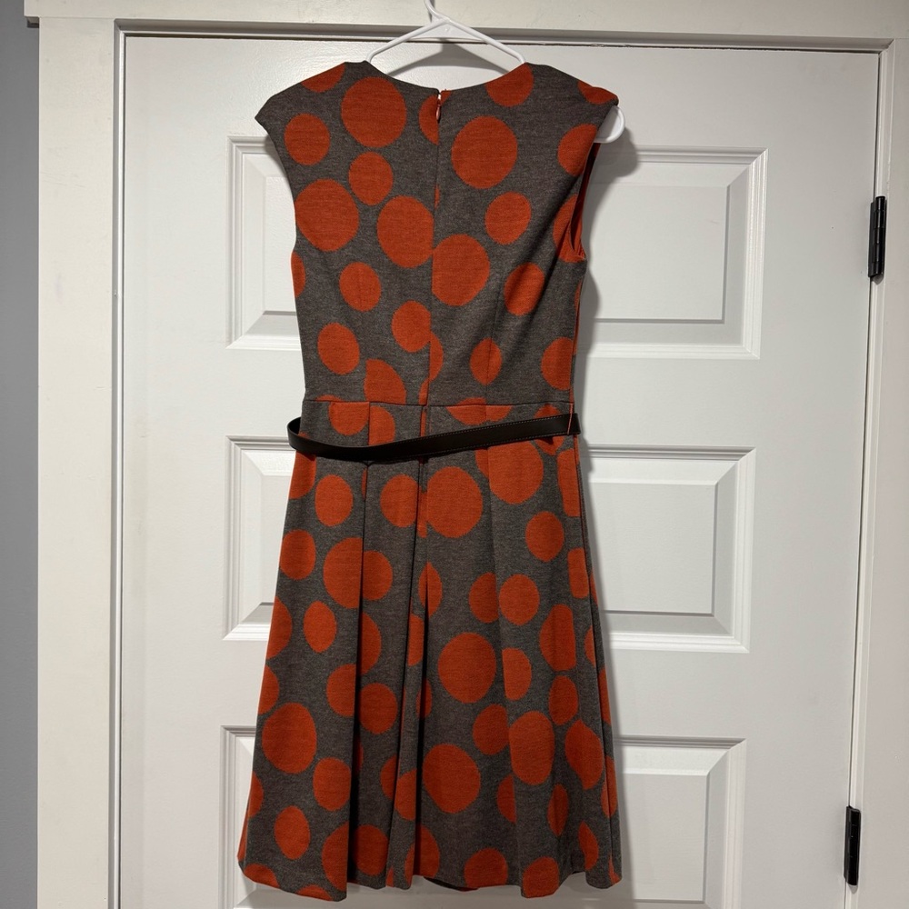 Maggy London Charcoal Dress with Dots - Picture 6 of 11
